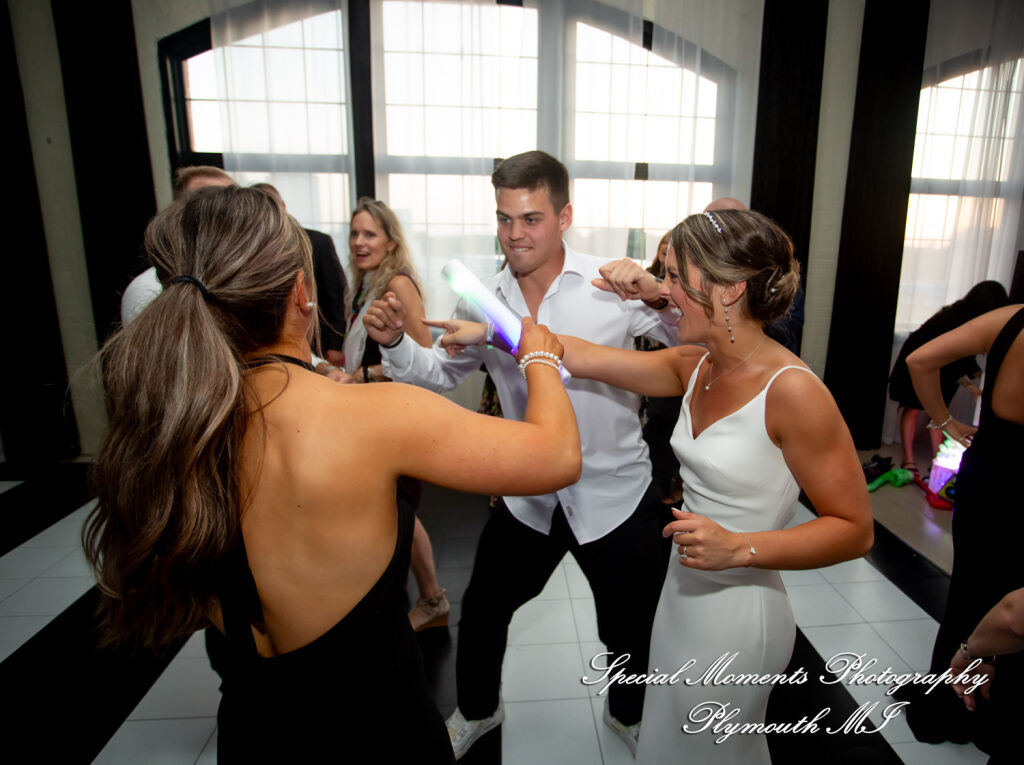 Ryli & Bennett at The Collins at the Clocktower Chelsea MI wedding photography