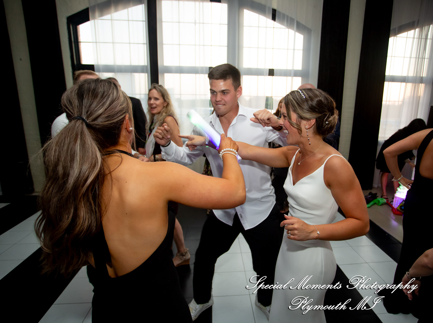 Ryli & Bennett at The Collins at the Clocktower Chelsea MI wedding photography