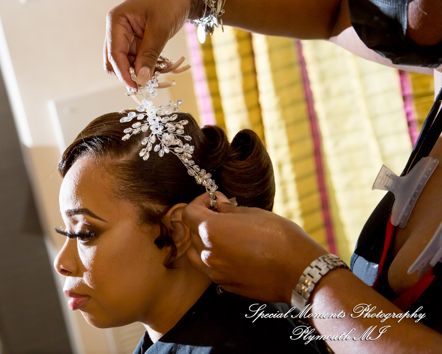 Tameka & James at MGM Grand Casino & Hotel Detroit MI wedding photography
