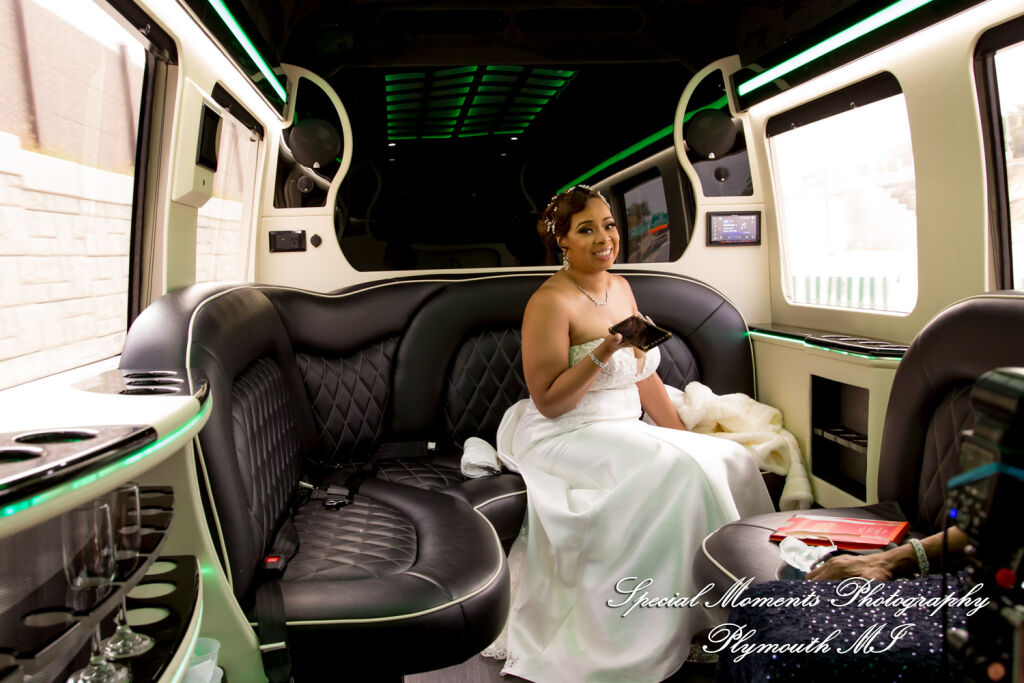 Tameka & James at MGM Grand Casino & Hotel Detroit MI wedding photography