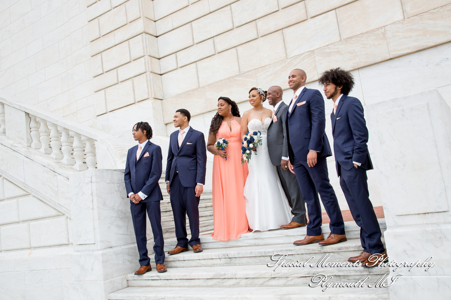 Tameka & James at DIA Detroit MI wedding photography