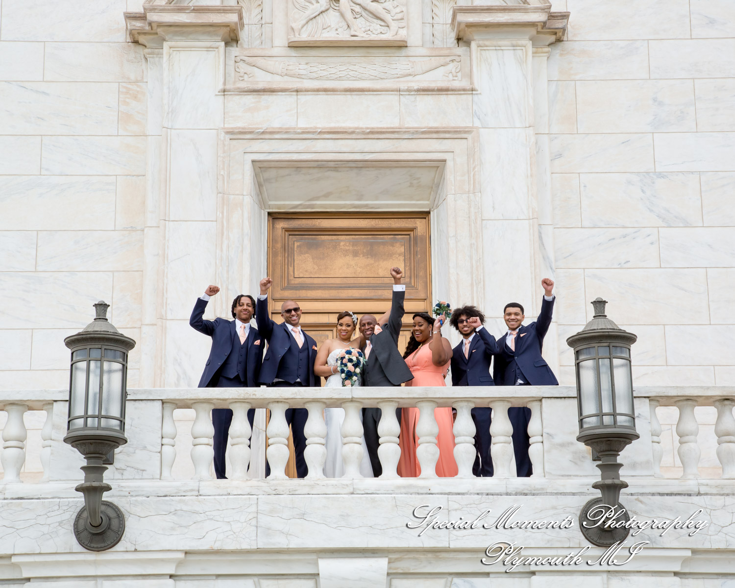 Tameka & James at DIA Detroit MI wedding photography