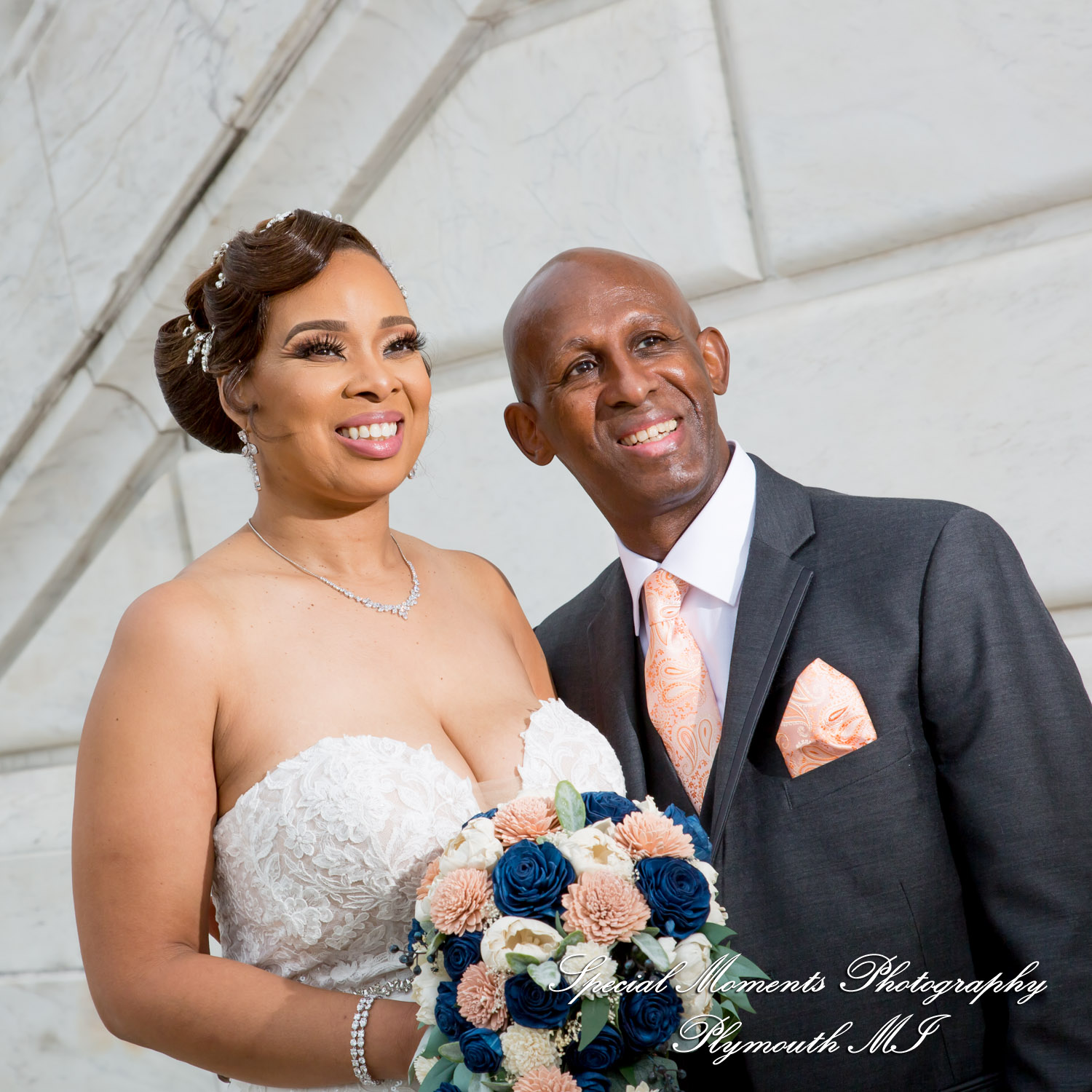 Tameka & James at DIA Detroit MI wedding photography