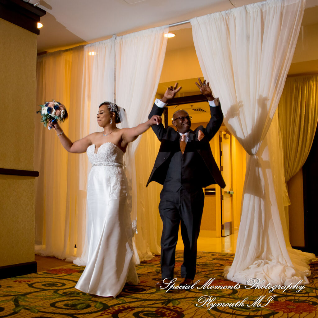 Tameka & James at Detroit Marriott Troy MI wedding photography