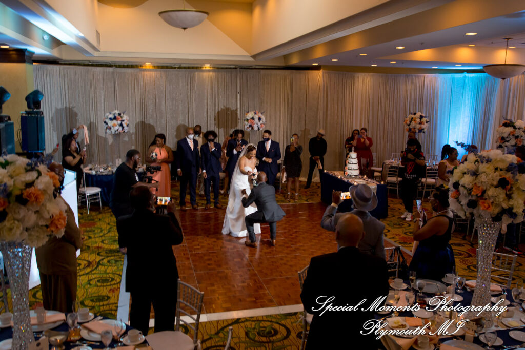 Tameka & James at Detroit Marriott Troy MI wedding photography