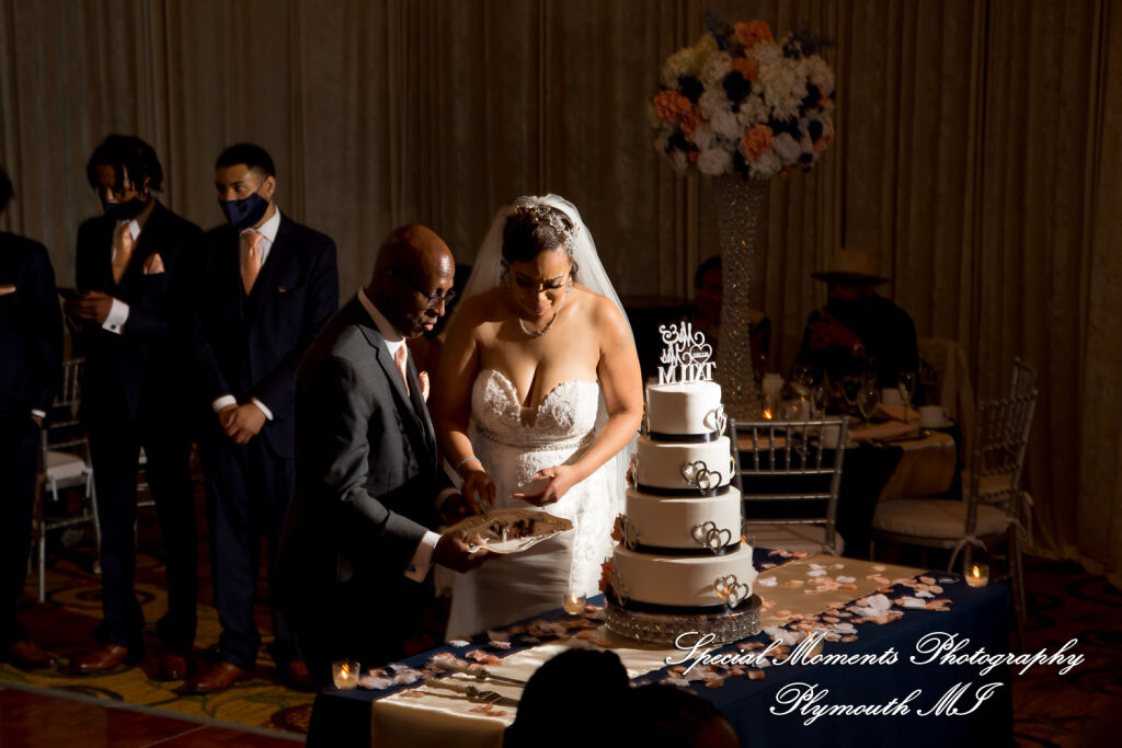 Tameka & James at Detroit Marriott Troy MI wedding photography