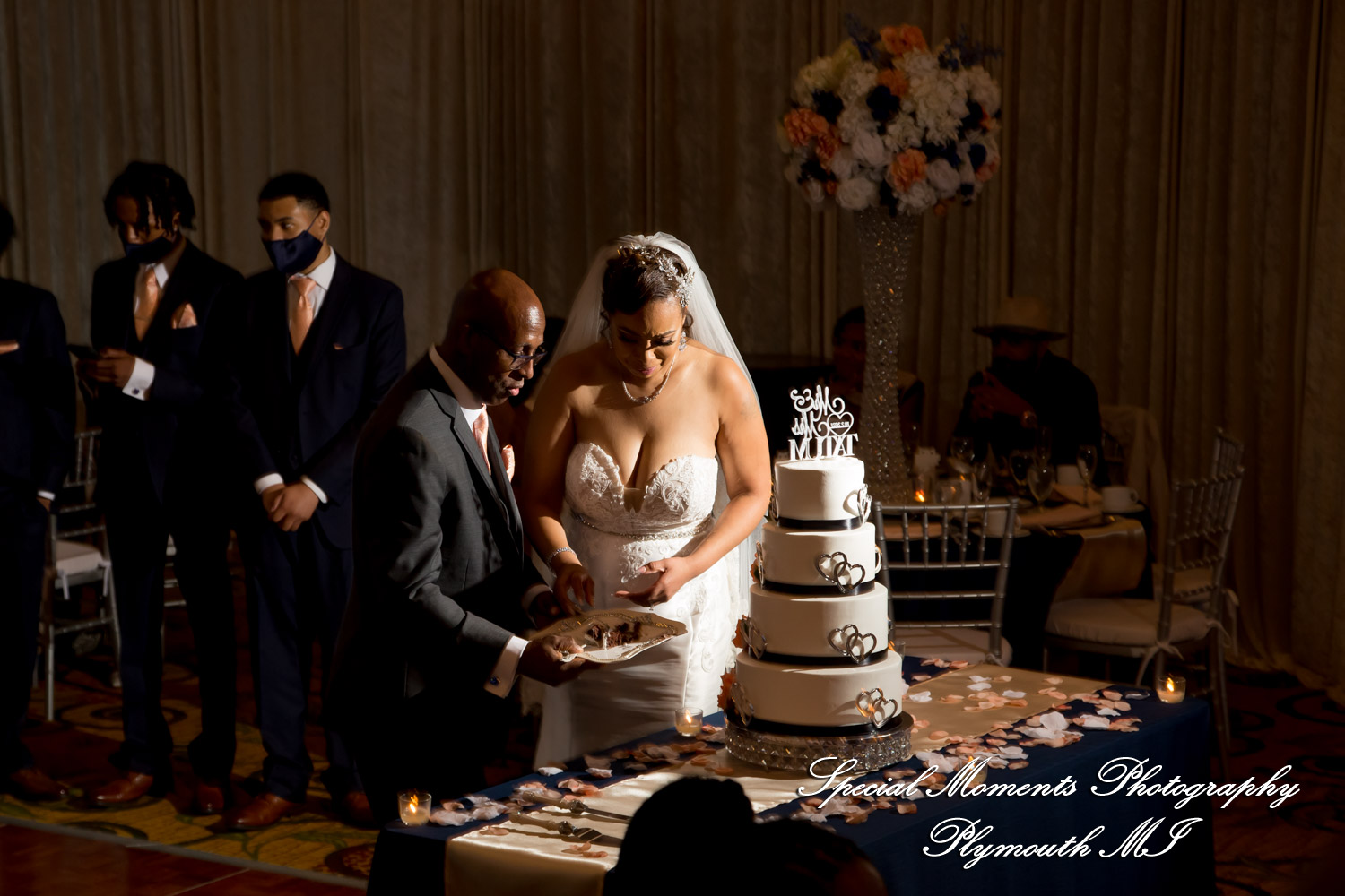 Tameka & James at Detroit Marriott Troy MI wedding photography