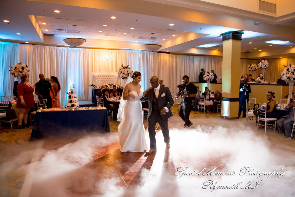 Tameka & James at Detroit Marriott Troy MI wedding photography