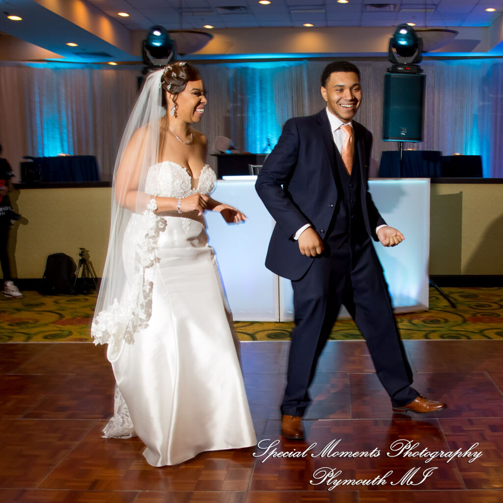 Tameka & James at Detroit Marriott Troy MI wedding photography