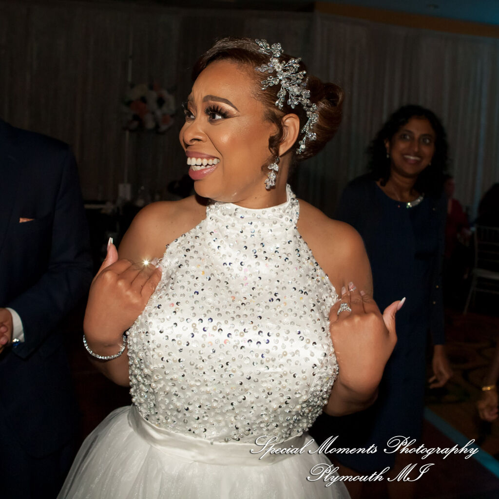 Tameka & James at Detroit Marriott Troy MI wedding photography