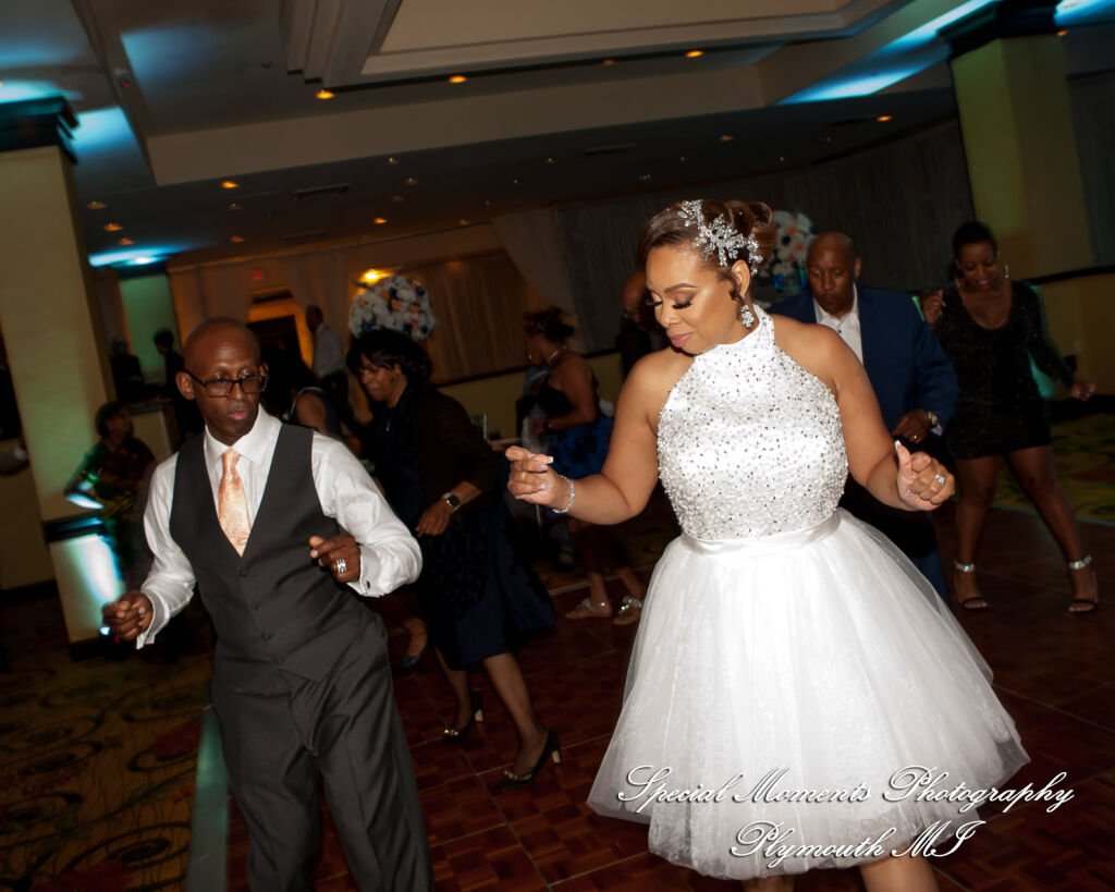 Tameka & James at Detroit Marriott Troy MI wedding photography