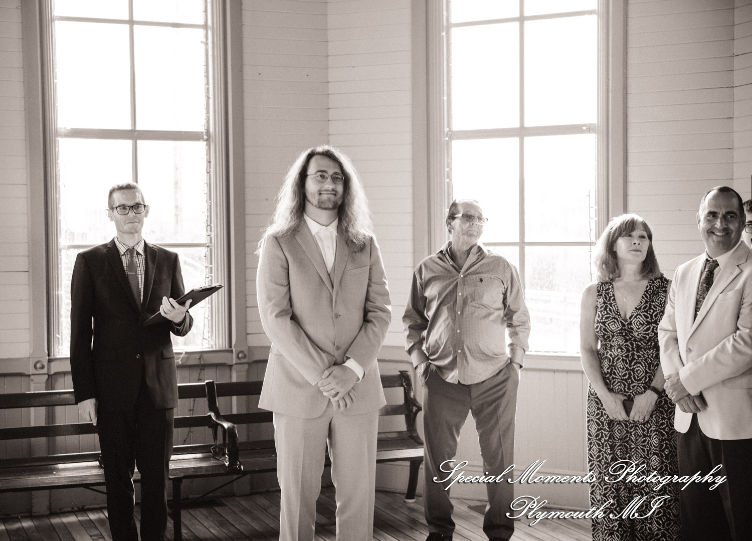 Lissy & Stephen at Chelsea Depot Train Station Chelsea MI wedding photography