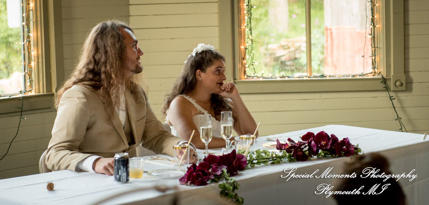 Lissy & Stephen at Chelsea Depot Train Station Chelsea MI wedding photography