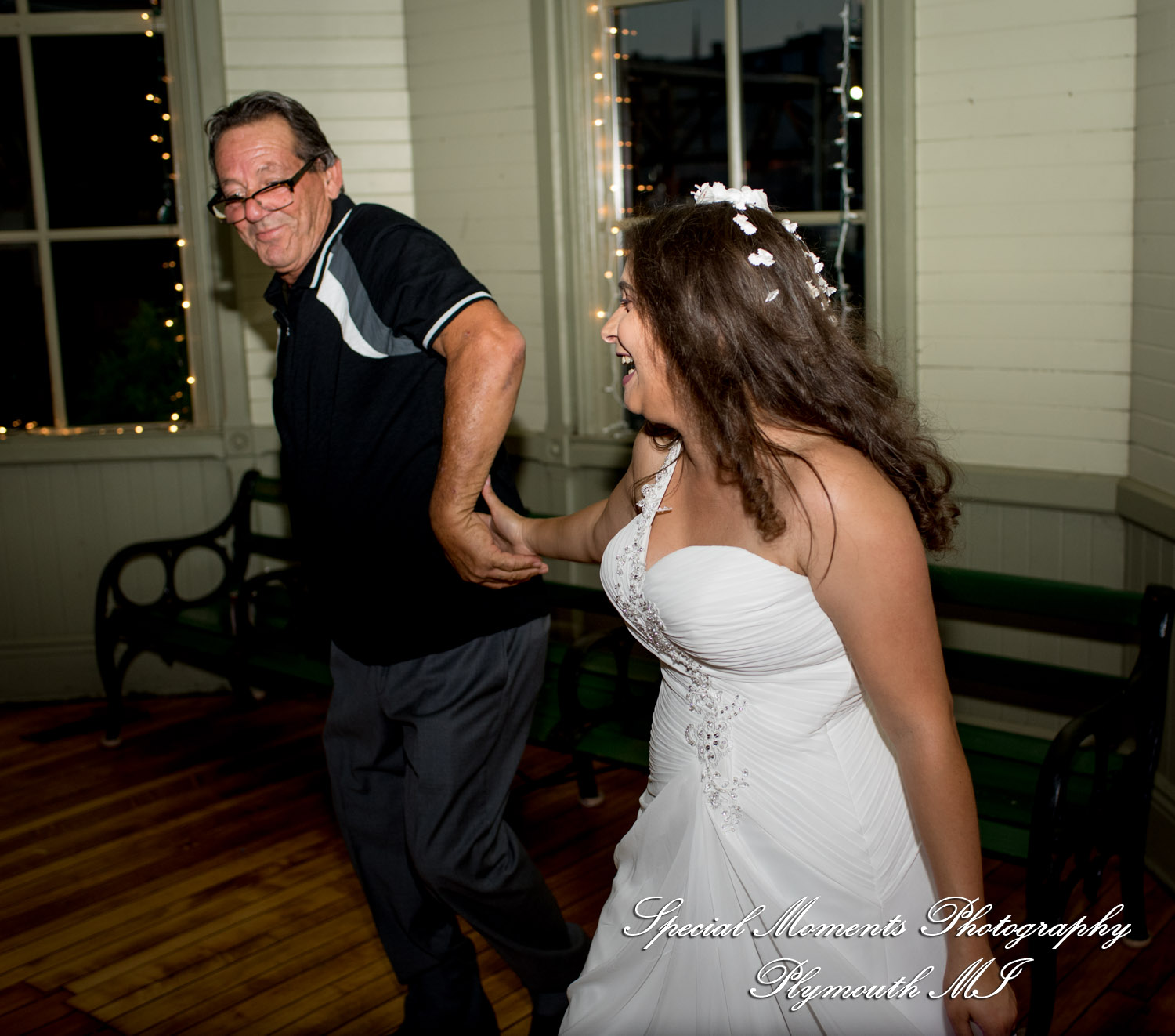 Lissy & Stephen at Chelsea Depot Train Station Chelsea MI wedding photography