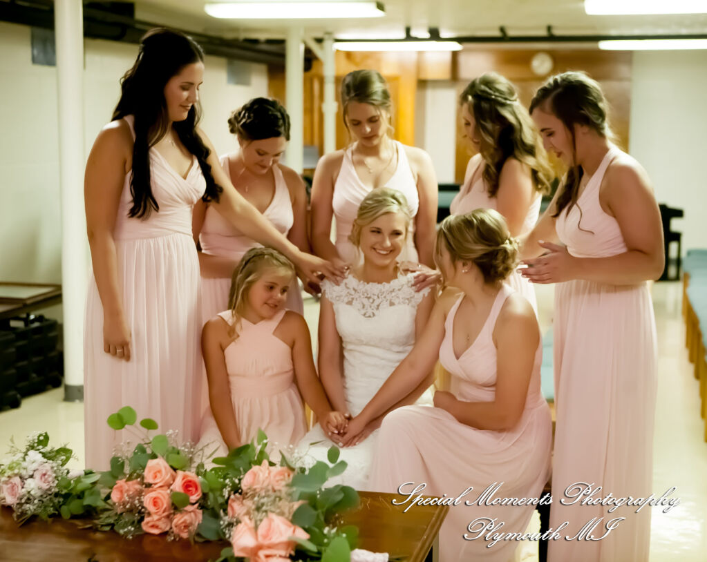 Meghan & Andrew at Our Lady of Sorrows Farmington Hills MI wedding photography