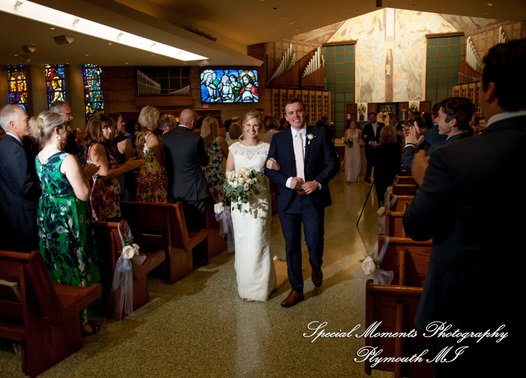 Meghan & Andrew at Our Lady of Sorrows Farmington Hills MI wedding photography