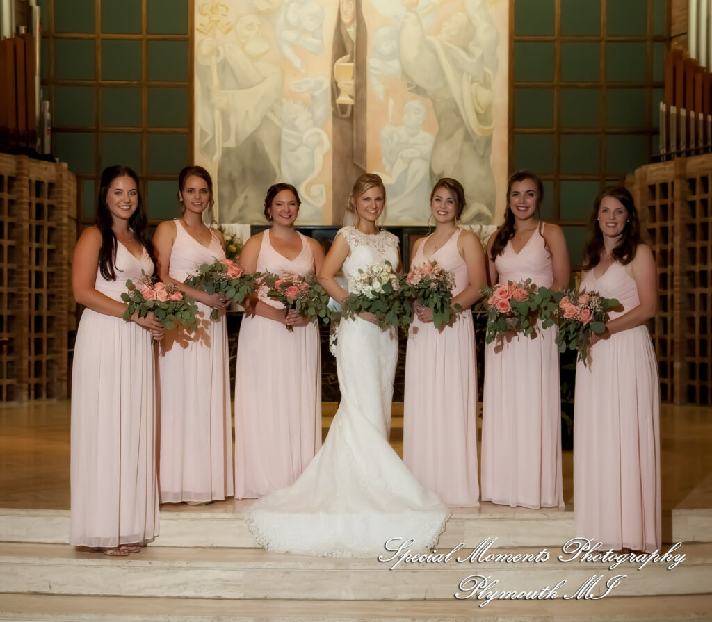 Meghan & Andrew at Our Lady of Sorrows Farmington Hills MI wedding photography