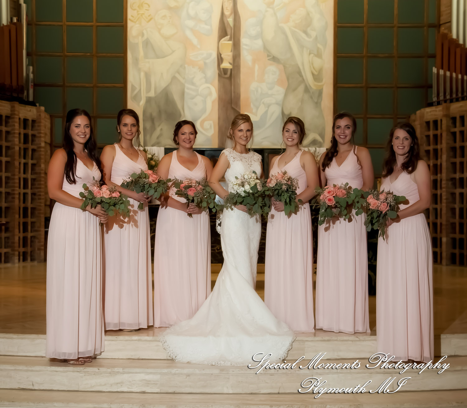 Meghan & Andrew at Our Lady of Sorrows Farmington Hills MI wedding photography
