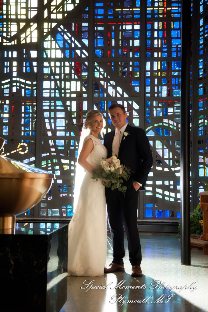 Meghan & Andrew at Our Lady of Sorrows Farmington Hills MI wedding photography