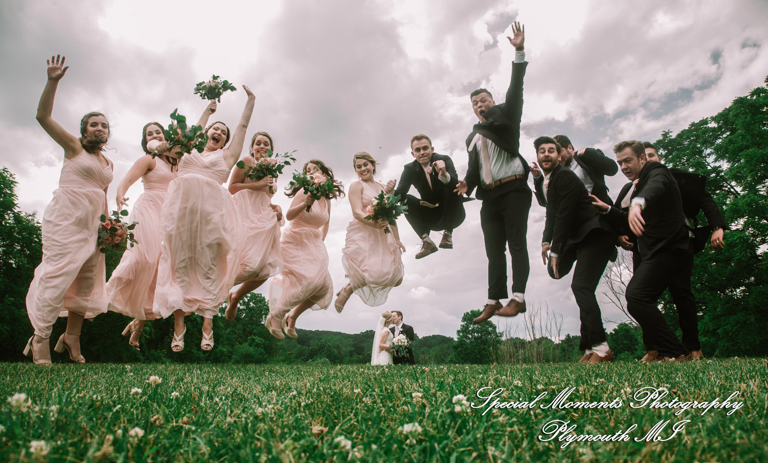 Meghan & Andrew at Heritage Park Farmington Hills MI wedding photography