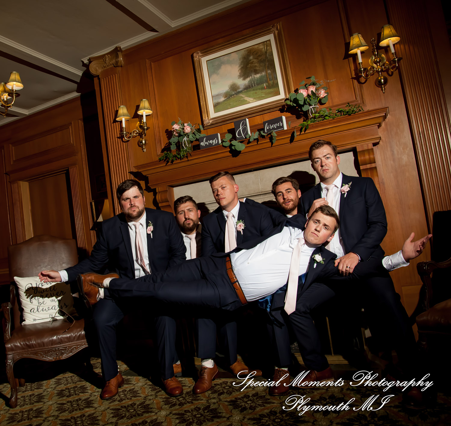 Meghan & Andrew at Glen Oaks Event Center Farmington Hills MI wedding photography