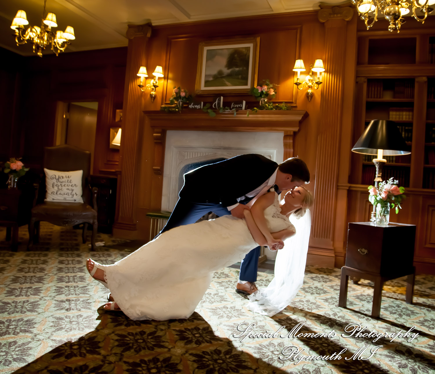 Meghan & Andrew at Glen Oaks Event Center Farmington Hills MI wedding photography