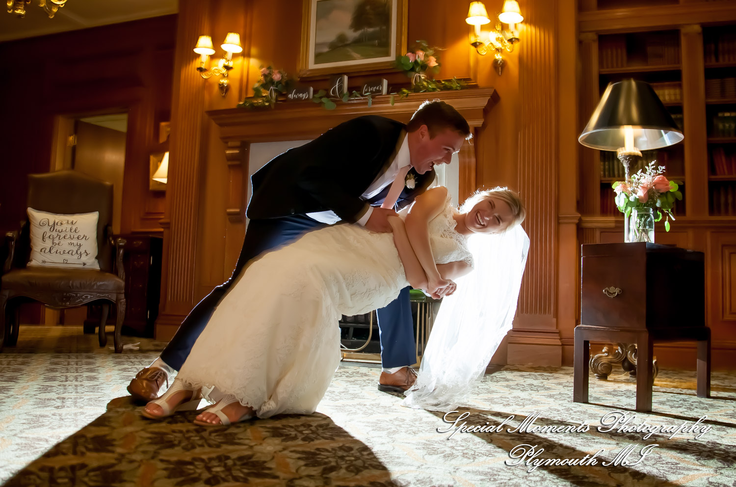 Meghan & Andrew at Glen Oaks Event Center Farmington Hills MI wedding photography
