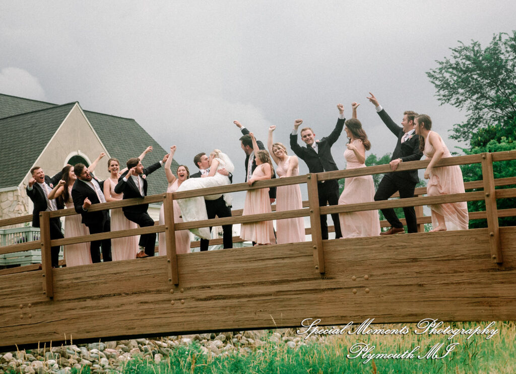 Meghan & Andrew at Glen Oaks Event Center Farmington Hills MI wedding photography