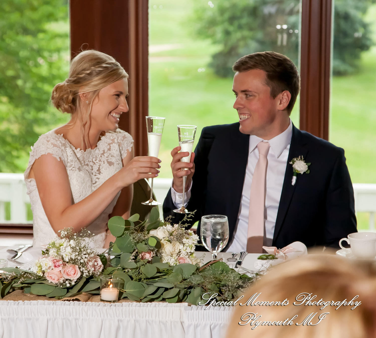 Meghan & Andrew at Glen Oaks Event Center Farmington Hills MI wedding photography