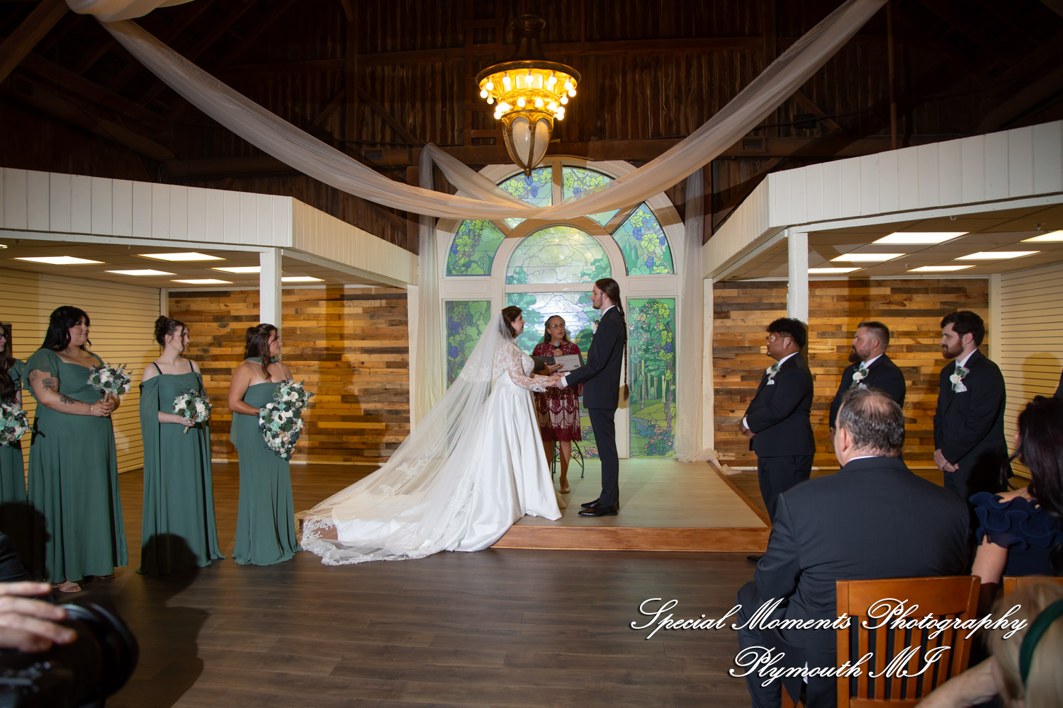 Maureen & Bailey at Canterbury Castle Lake Orion MI wedding photography
