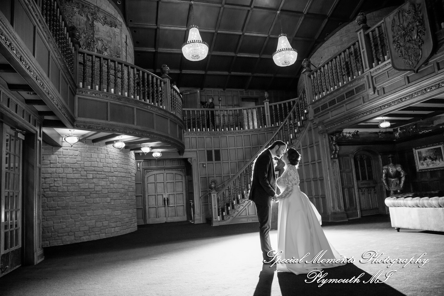 Maureen & Bailey at Canterbury Castle Lake Orion MI wedding photography