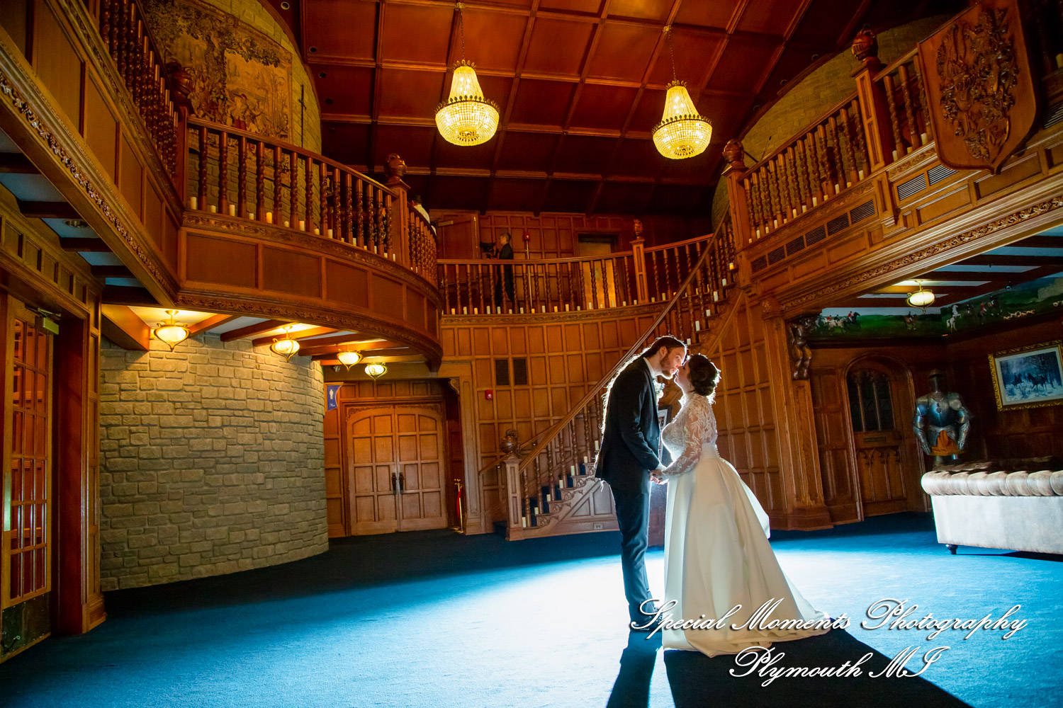 Maureen & Bailey at Canterbury Castle Lake Orion MI wedding photography