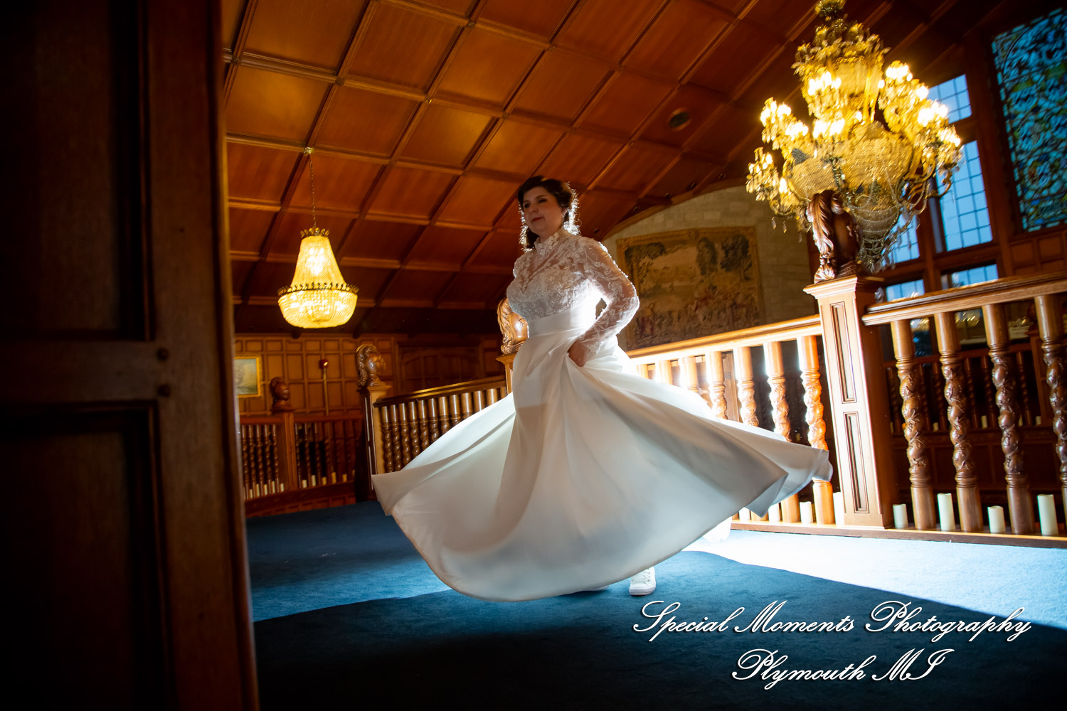 Maureen & Bailey at Canterbury Castle Lake Orion MI wedding photography