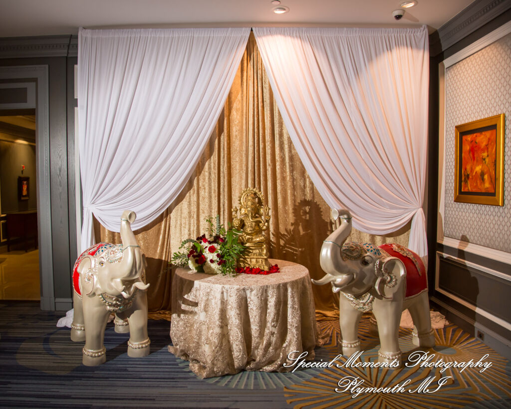 Alisha & Roahan at The Henry Autograph Collection Dearborn MI Hindu wedding photography