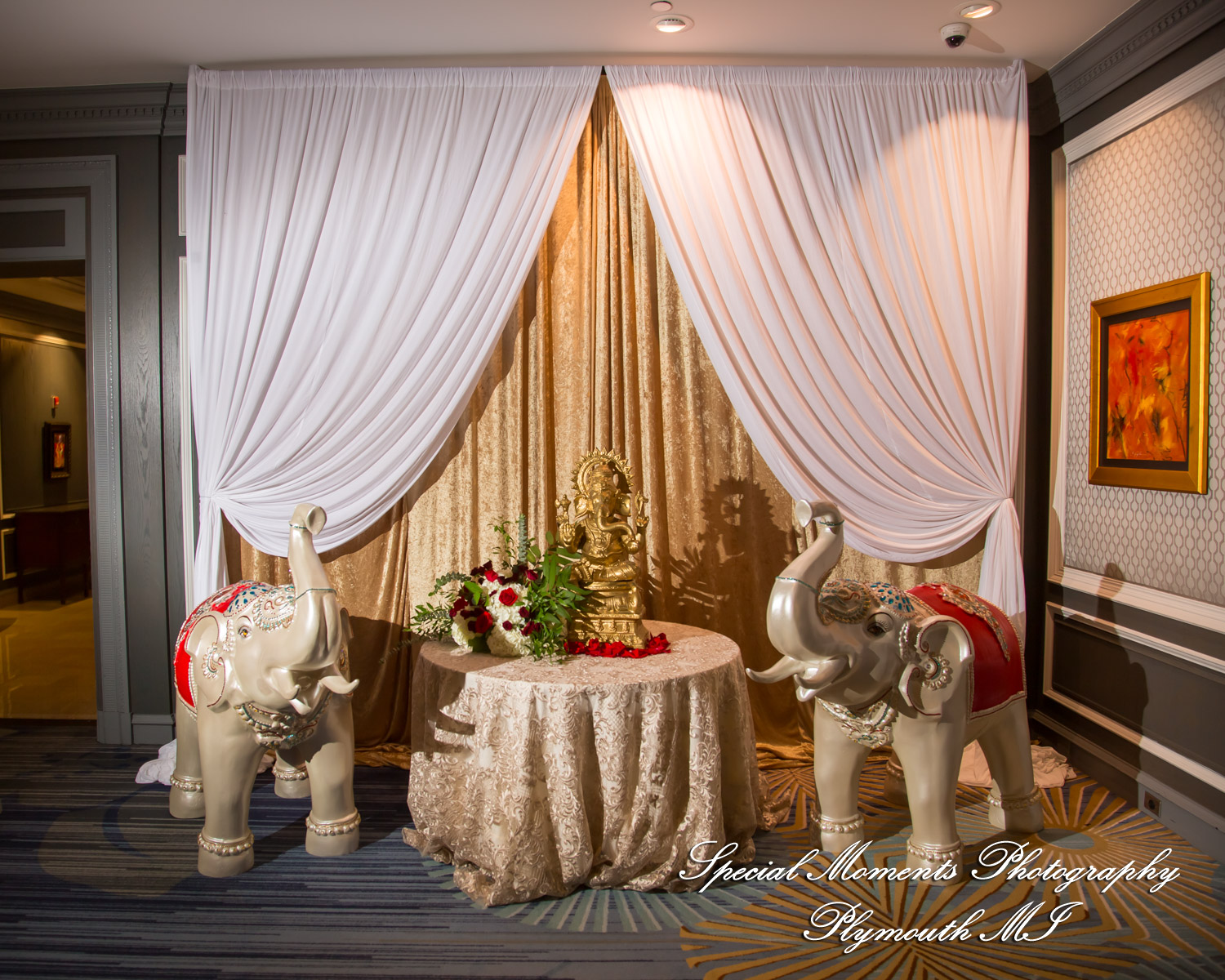 Alisha & Roahan at The Henry Autograph Collection Dearborn MI Hindu wedding photography