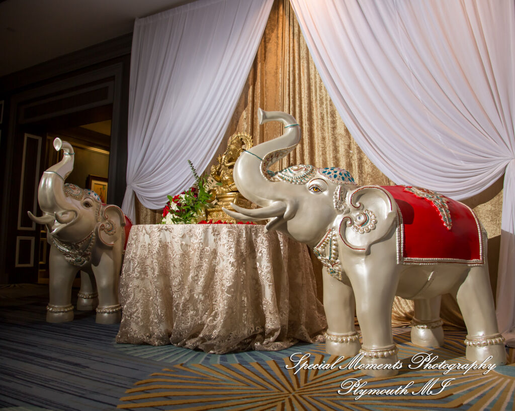 Alisha & Roahan at The Henry Autograph Collection Dearborn MI Hindu wedding photography