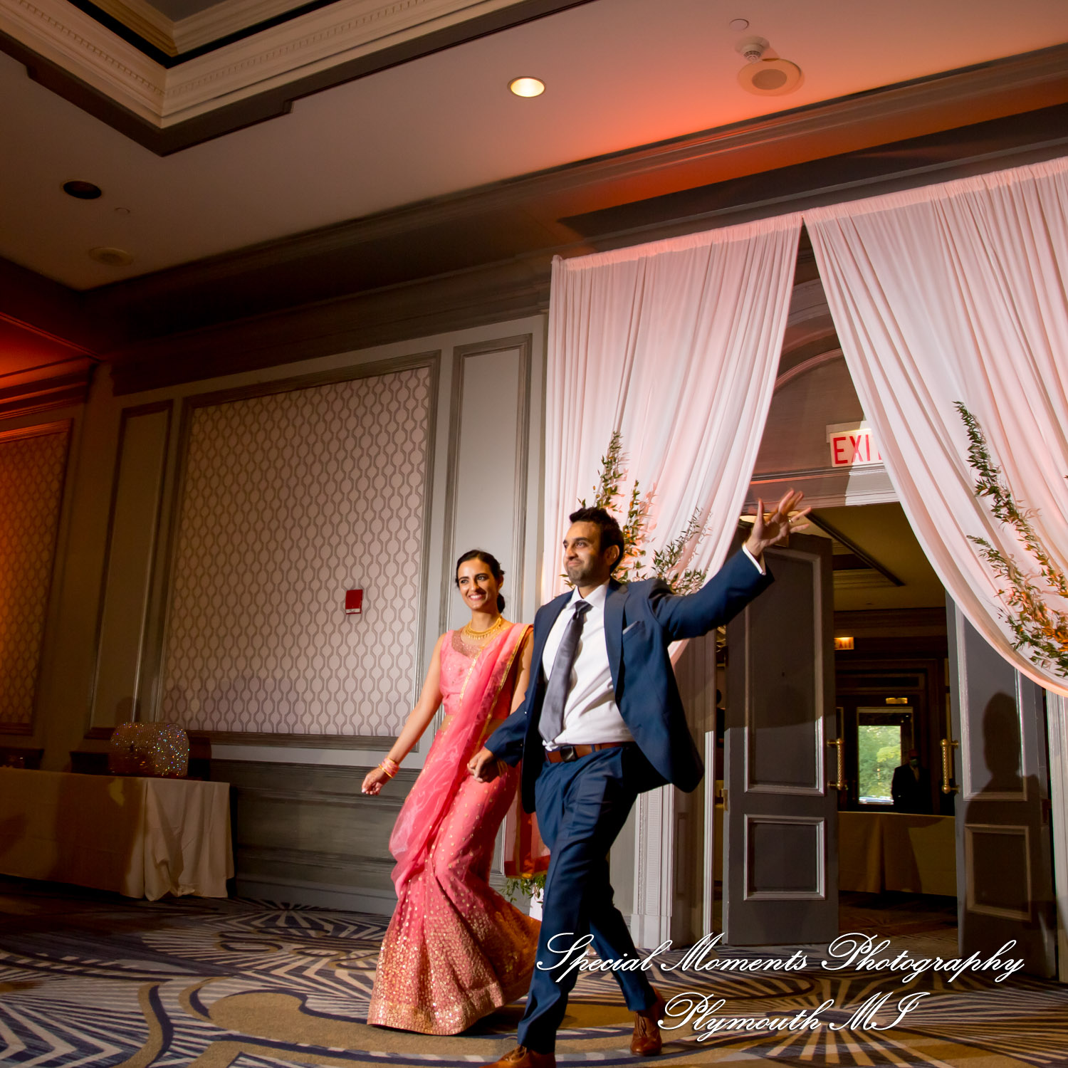 Alisha & Roahan at The Henry Autograph Collection Dearborn MI Hindu wedding photography