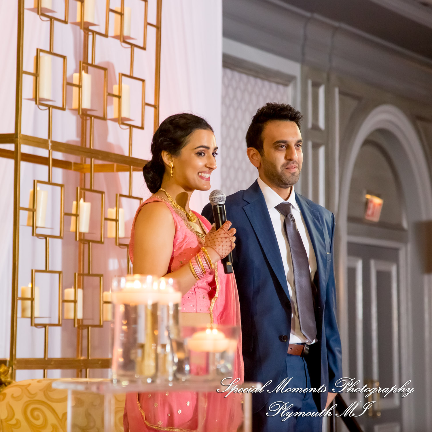 Alisha & Roahan at The Henry Autograph Collection Dearborn MI Hindu wedding photography