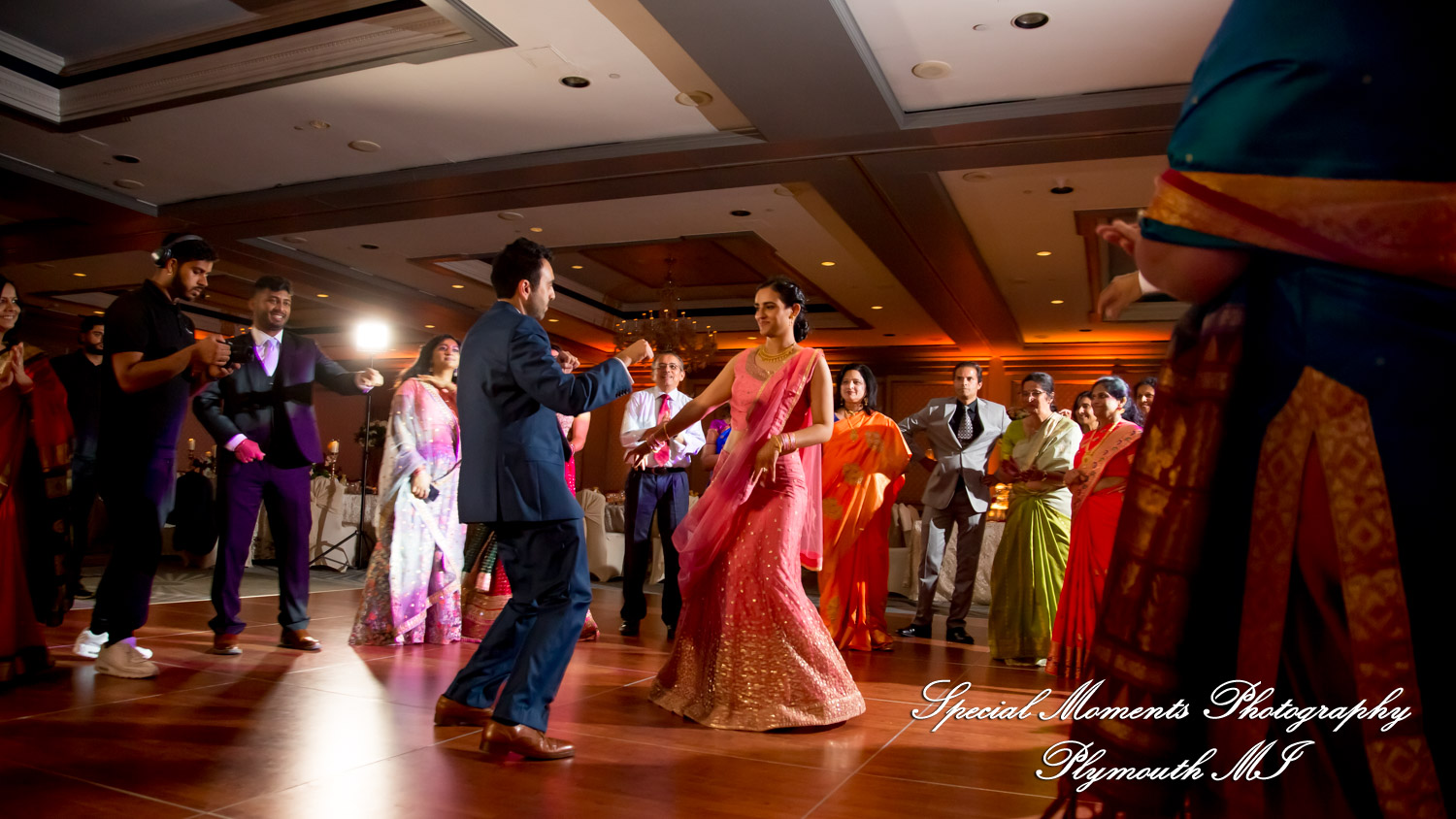 Alisha & Roahan at The Henry Autograph Collection Dearborn MI Hindu wedding photography