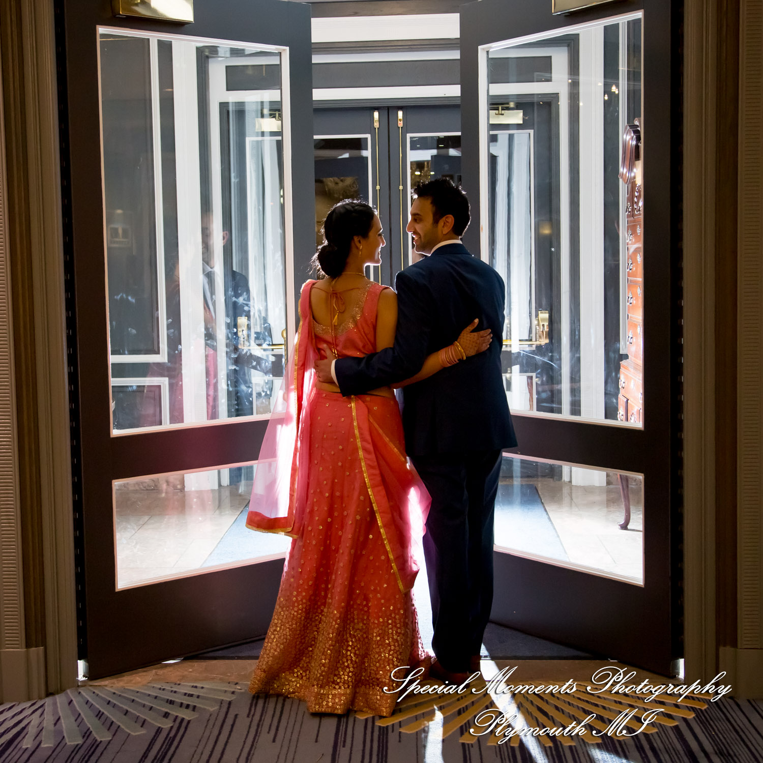 Alisha & Roahan at The Henry Autograph Collection Dearborn MI Hindu wedding photography
