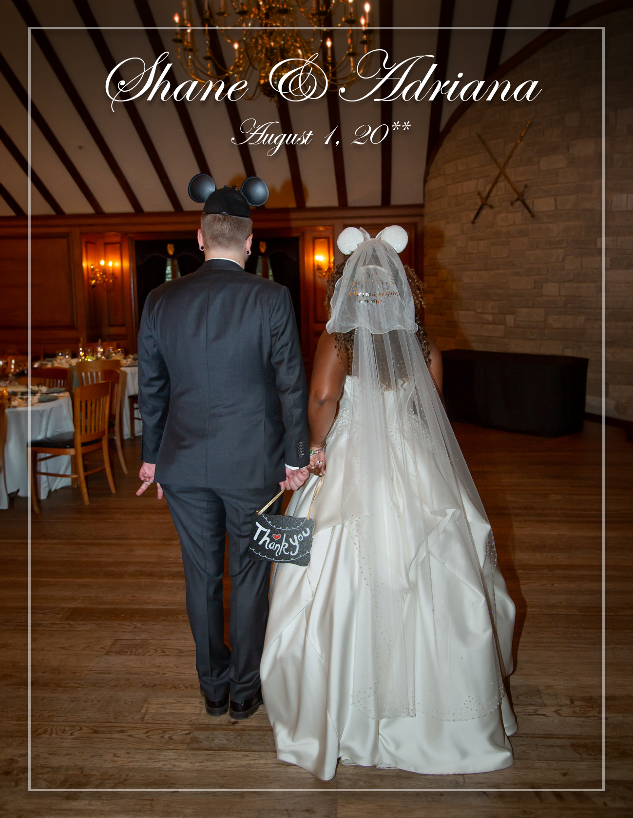 Thank You Cards - Ariana & Shane at Canterbury Castle Lake Orion MI